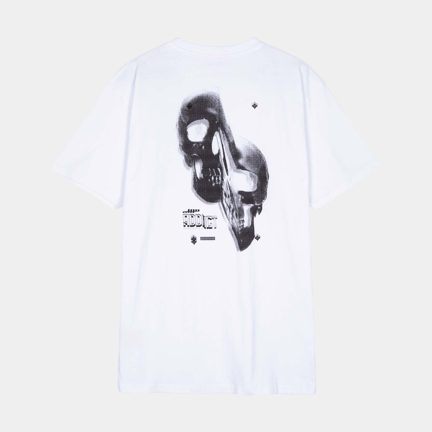 Burner Glitch T-Shirt White
