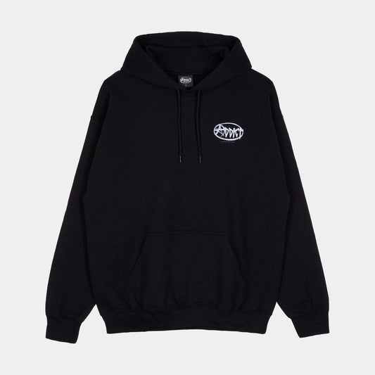 Burner Logo Hoodie Black
