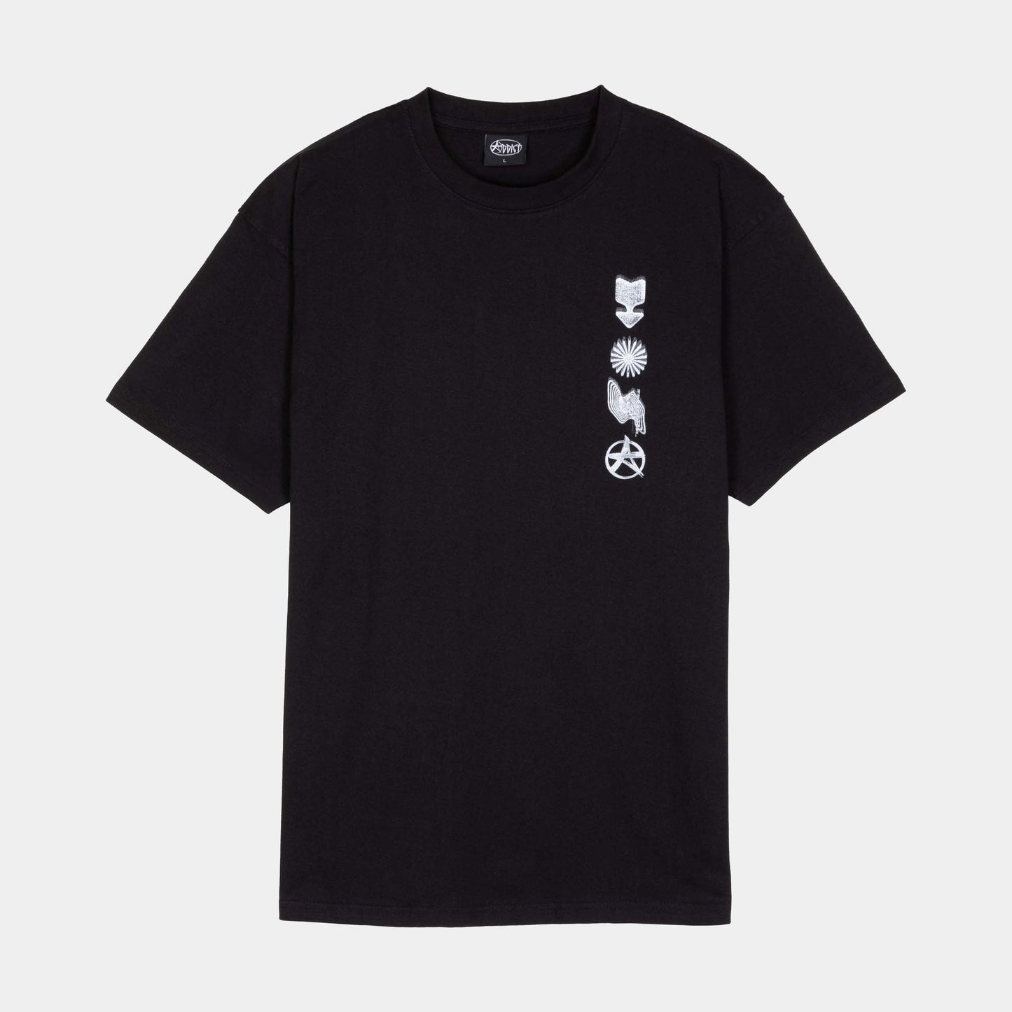 Burner Glitch T-Shirt Black