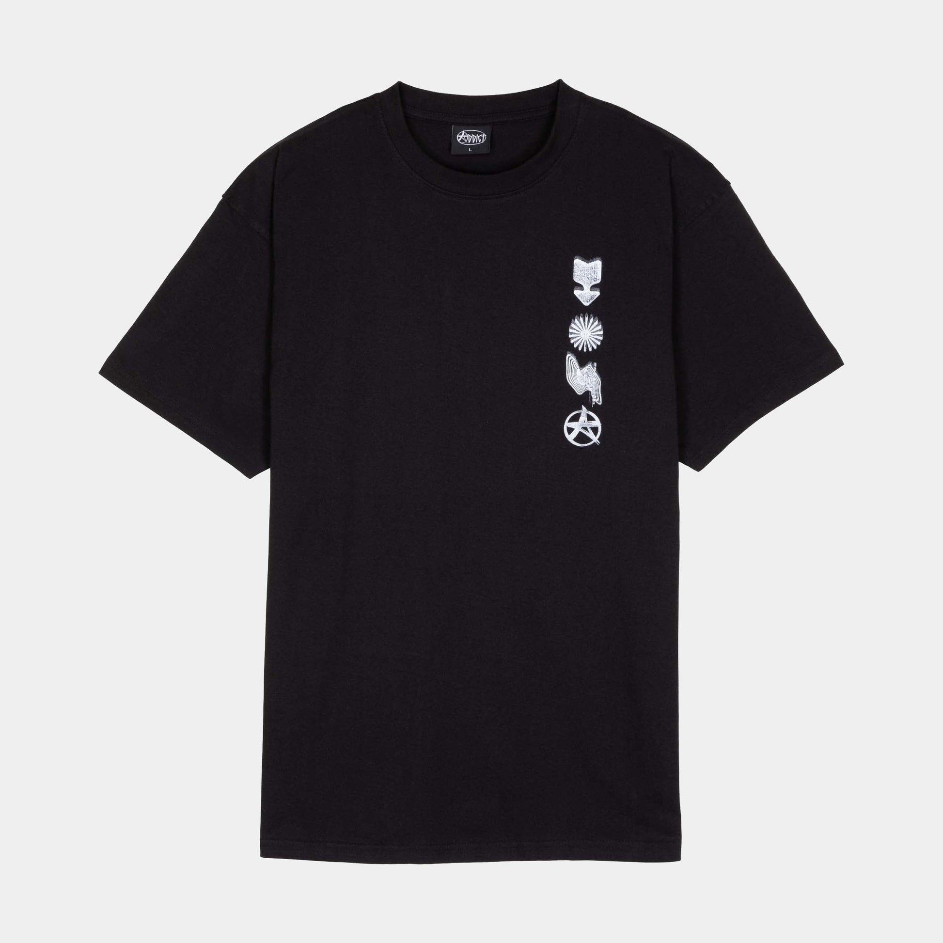 Burner Glitch T-Shirt Black