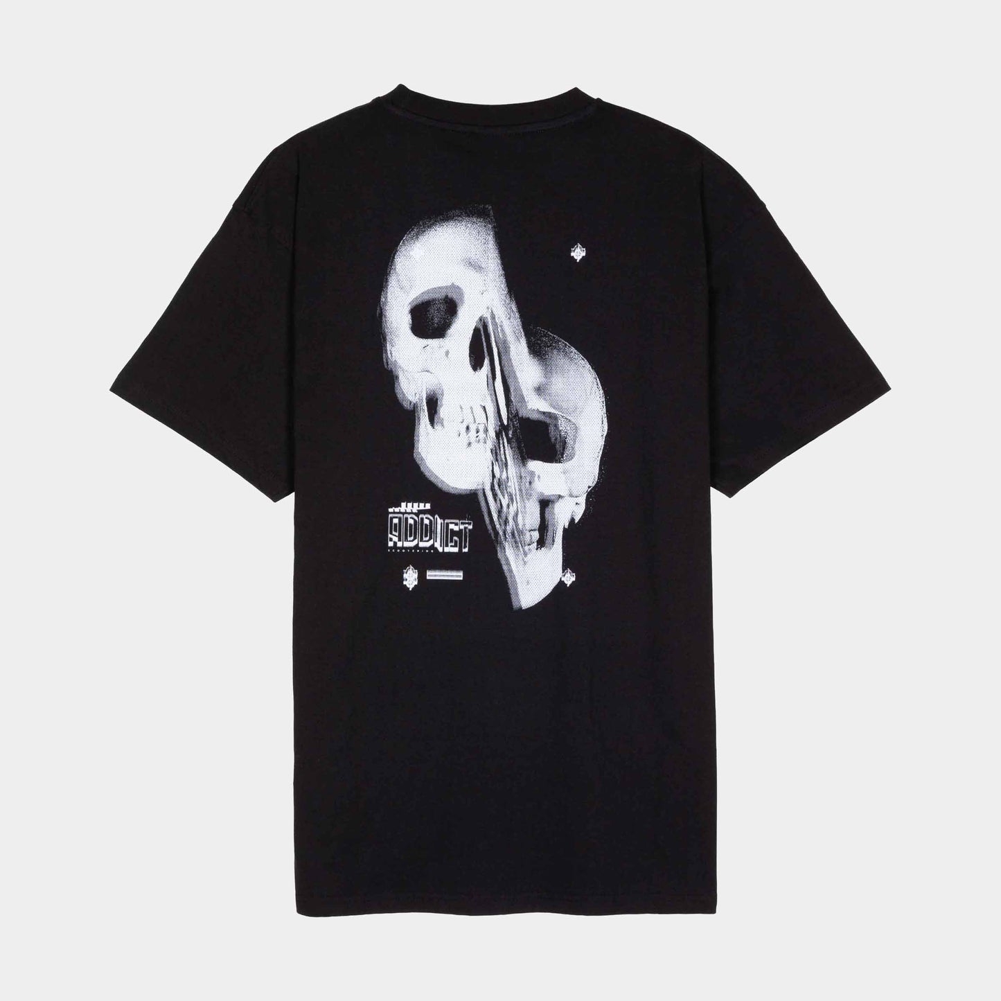 Burner Glitch T-Shirt Black