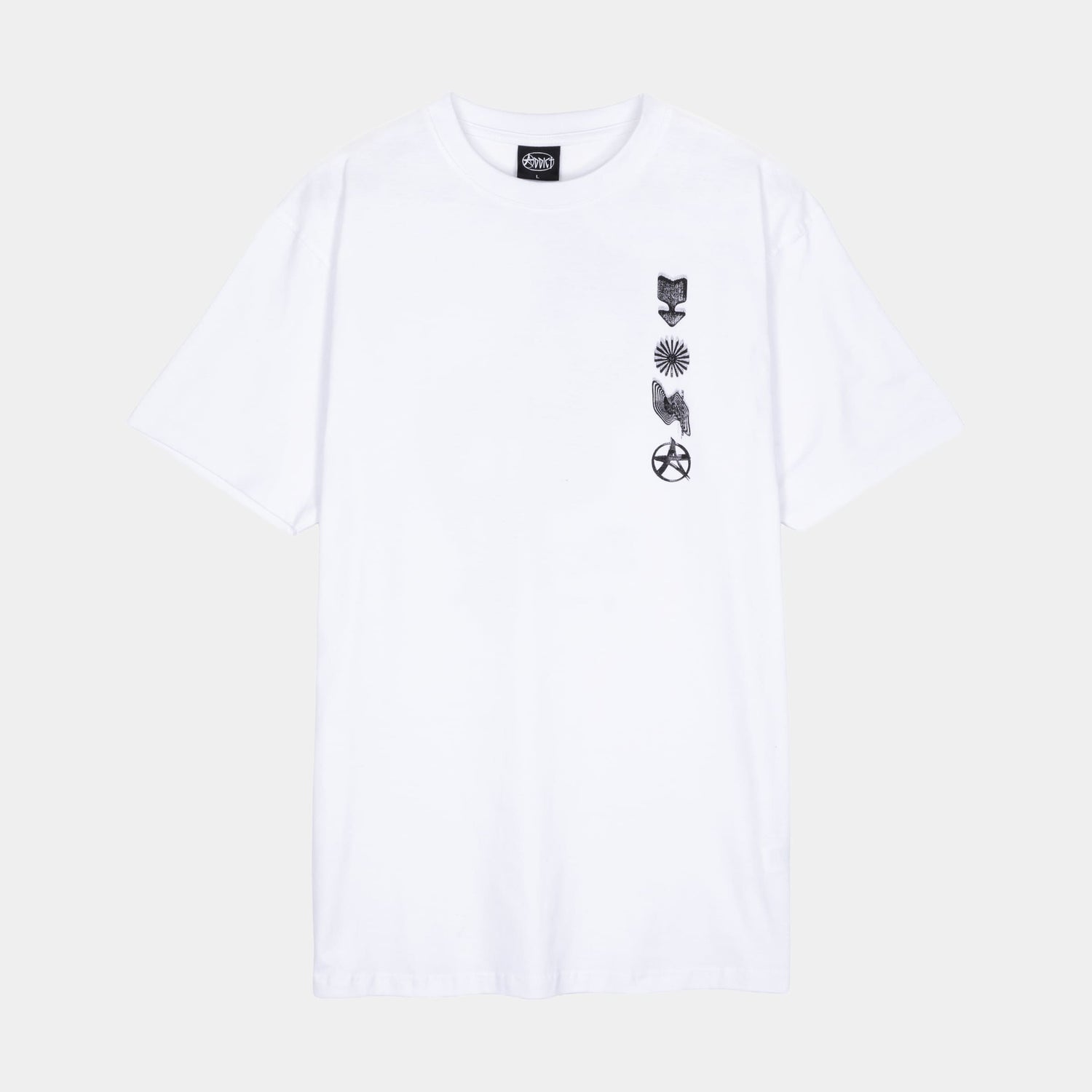 Burner Glitch T-Shirt White