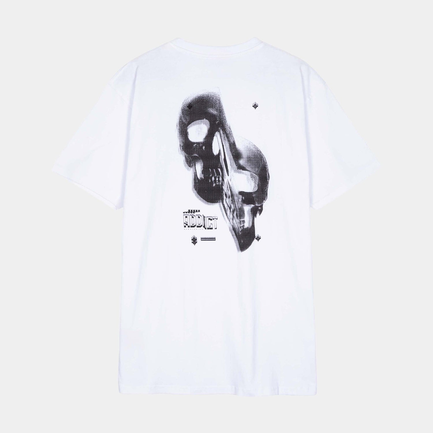 Burner Glitch T-Shirt White