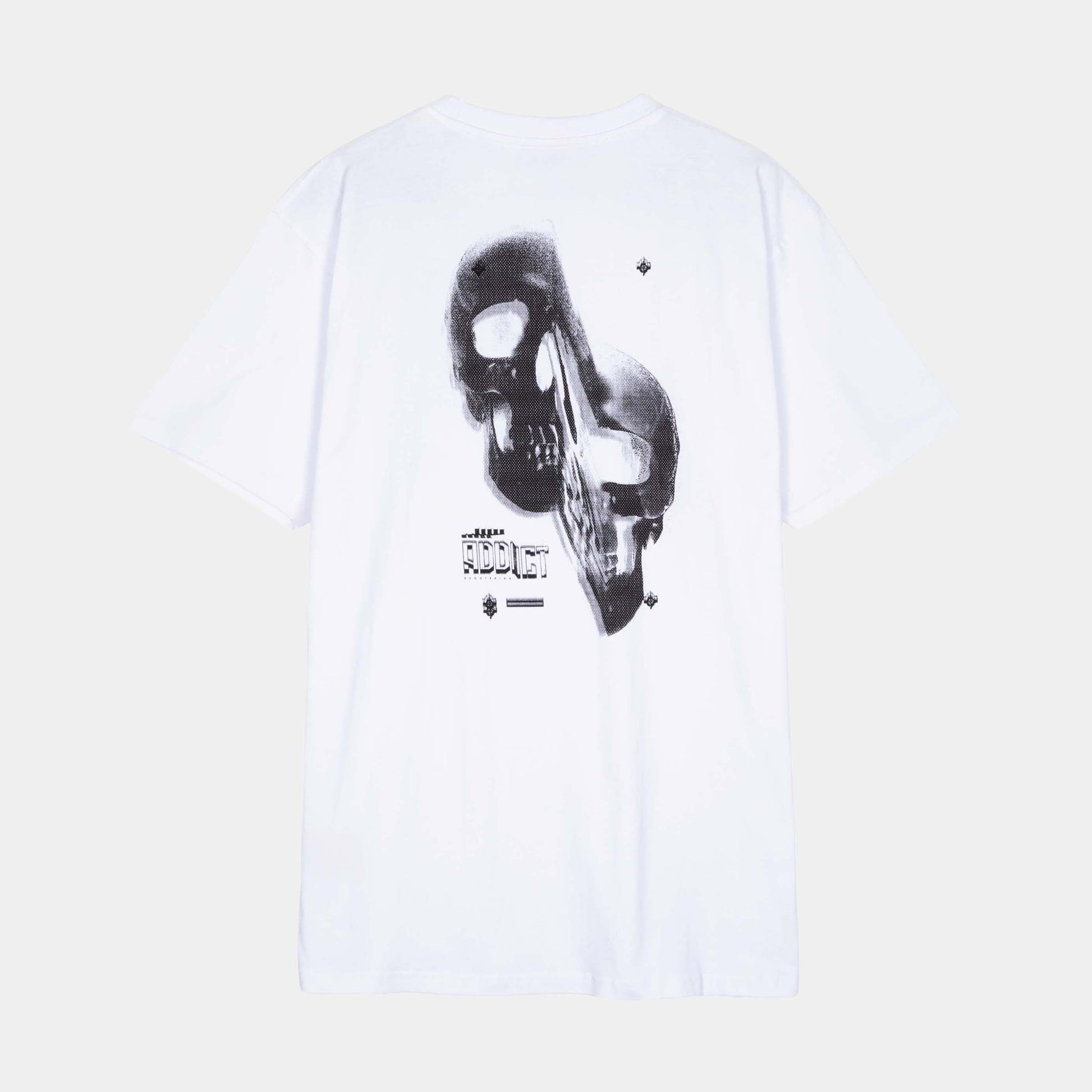 Burner Glitch T-Shirt White